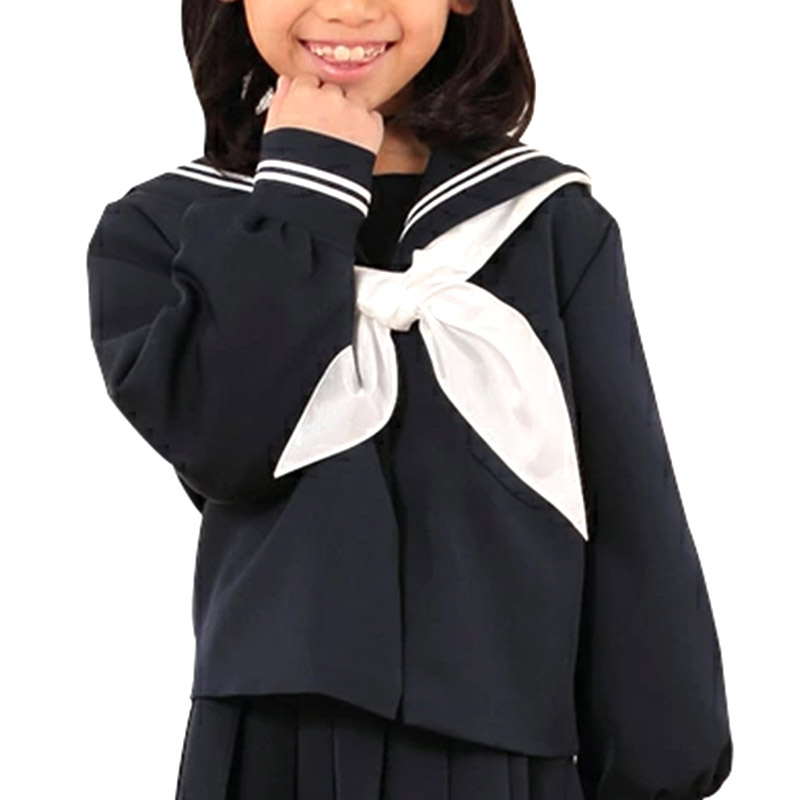 女子制服セーラー服（白ライン）