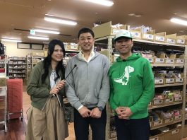 福井ケーブルテレビで「てくてく歩こさ」の撮影