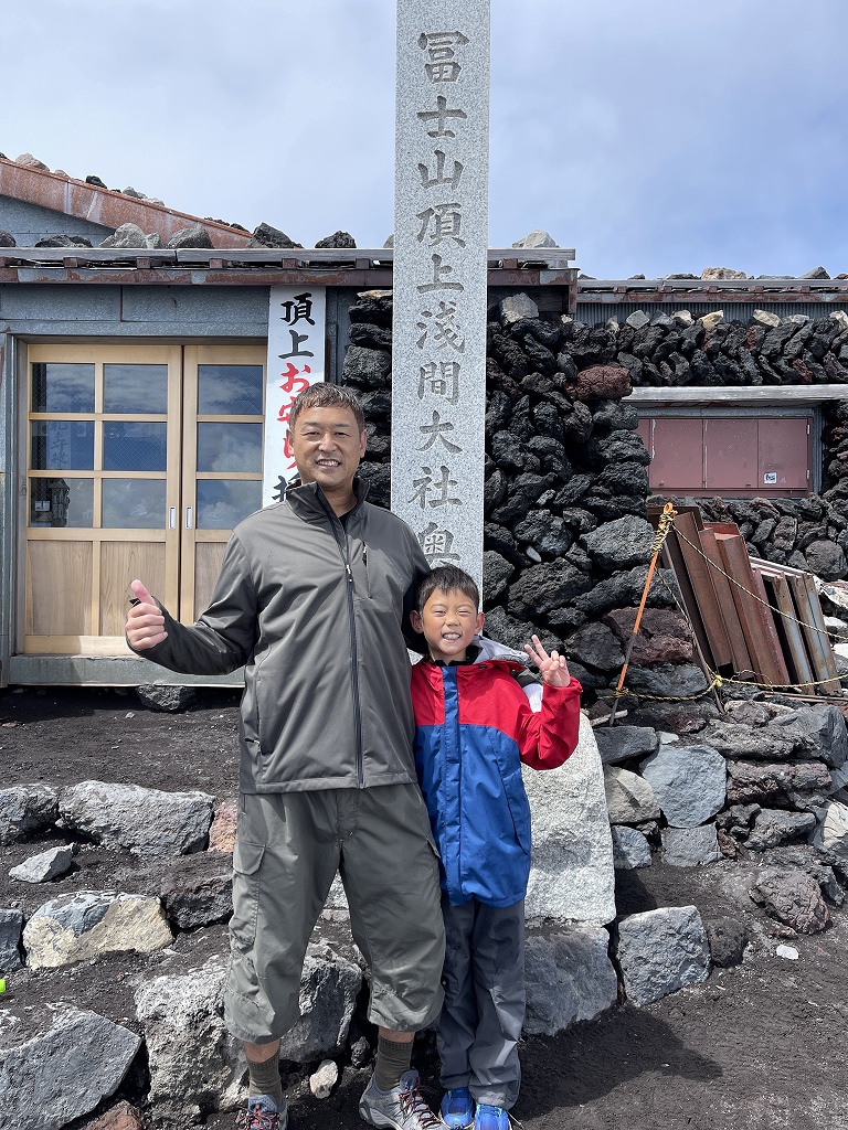 小学３年生の息子と富士山登山