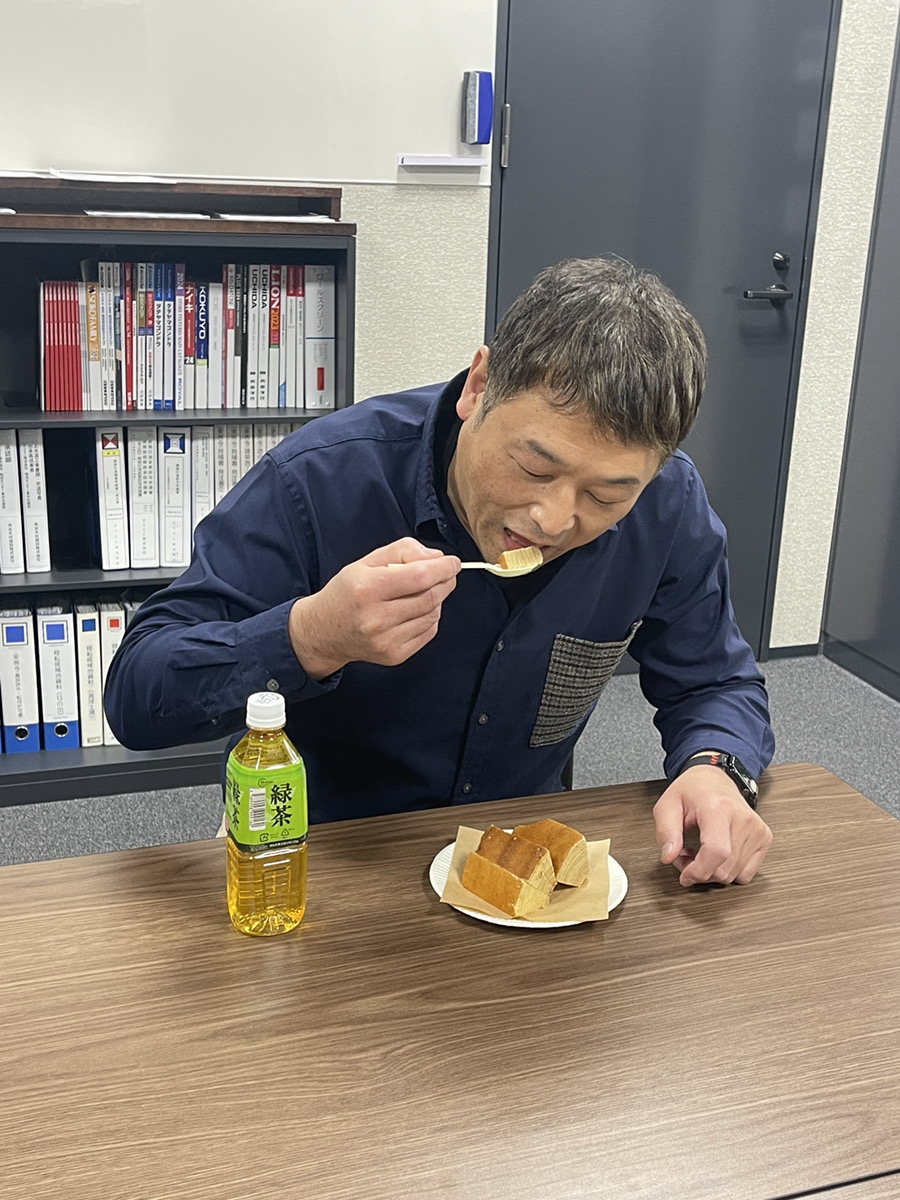 バームクーヘンの実食