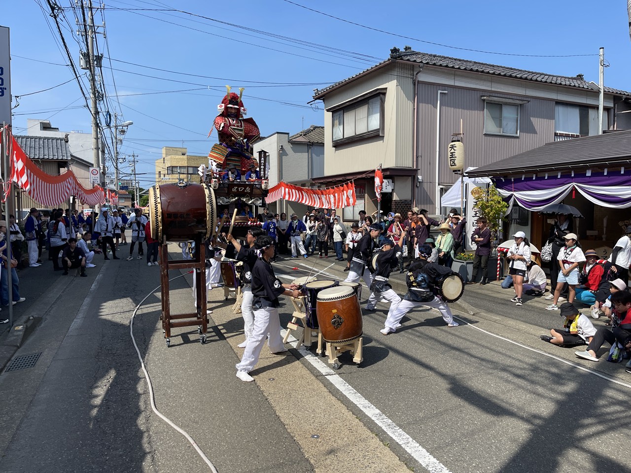 2026年(令和8年)金津祭り 水口区 金龍太鼓